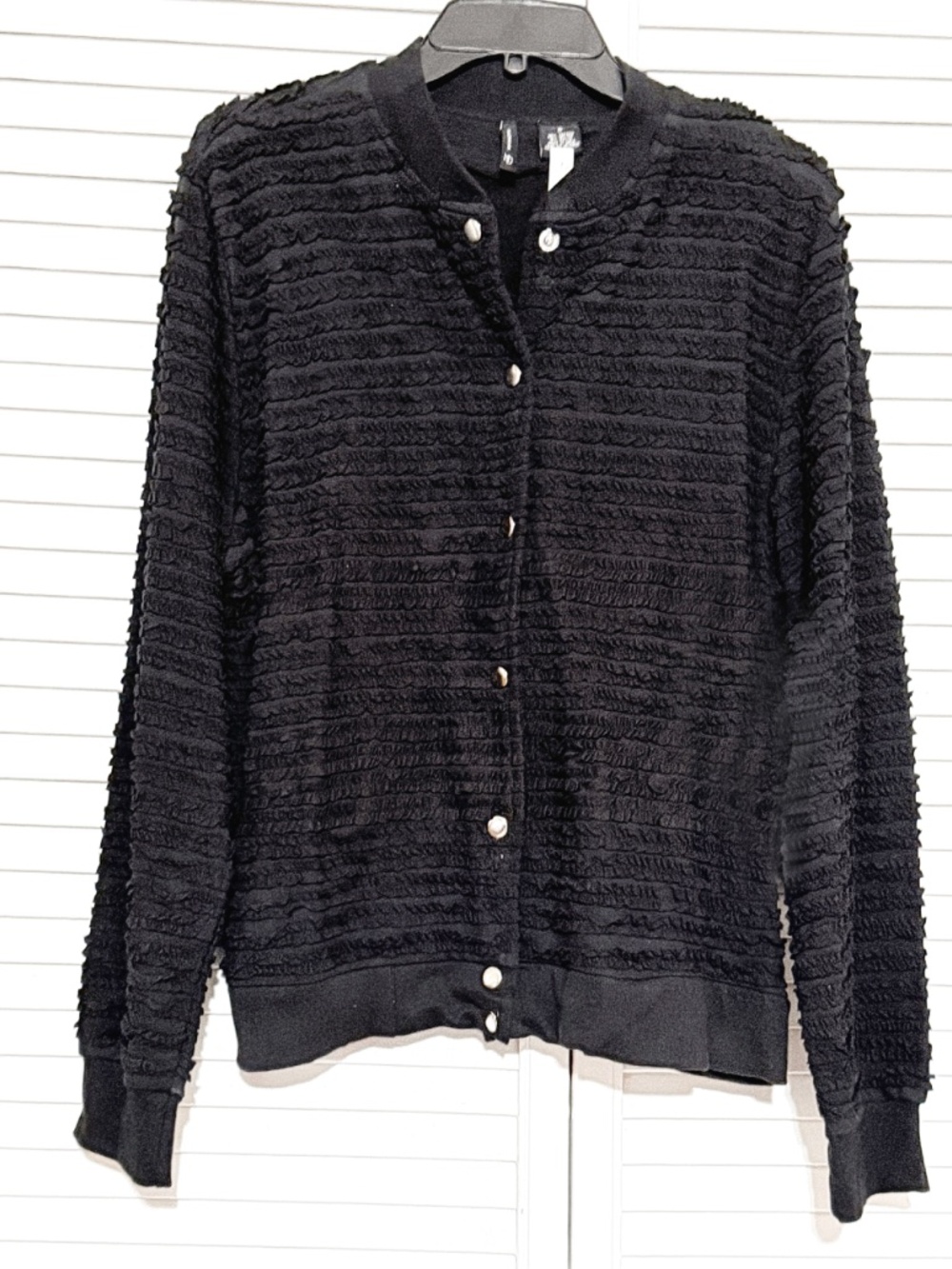 New Directions Jacket - Ruffles - Black - Size XL - New with tags